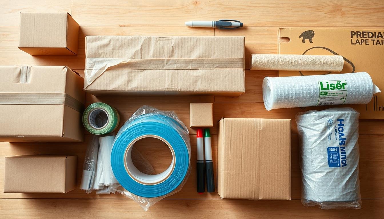 Materialien für Möbelumzug