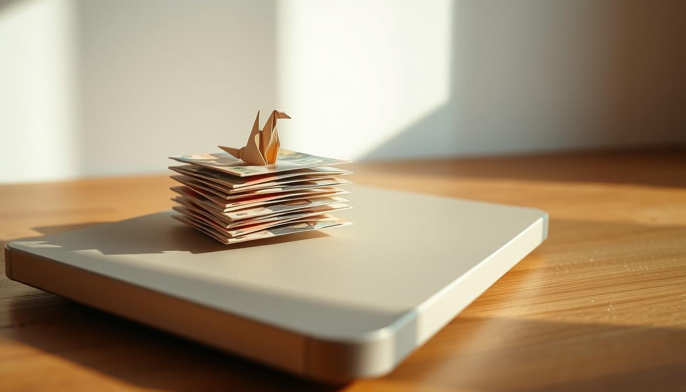 Origami mit Geldscheinen Faltanleitung