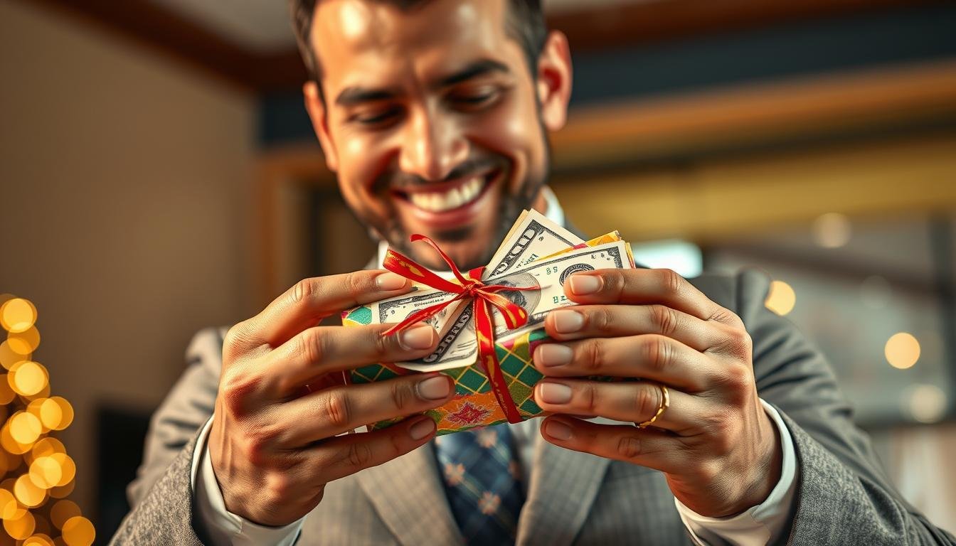 geld verpacken witzig mann für besondere anlässe