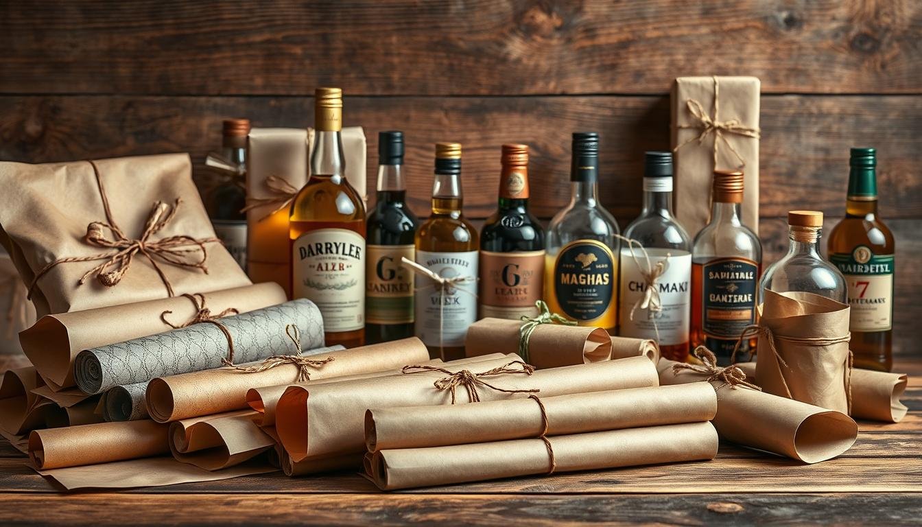 geschenkpapier für männer verschiedene getränkearten