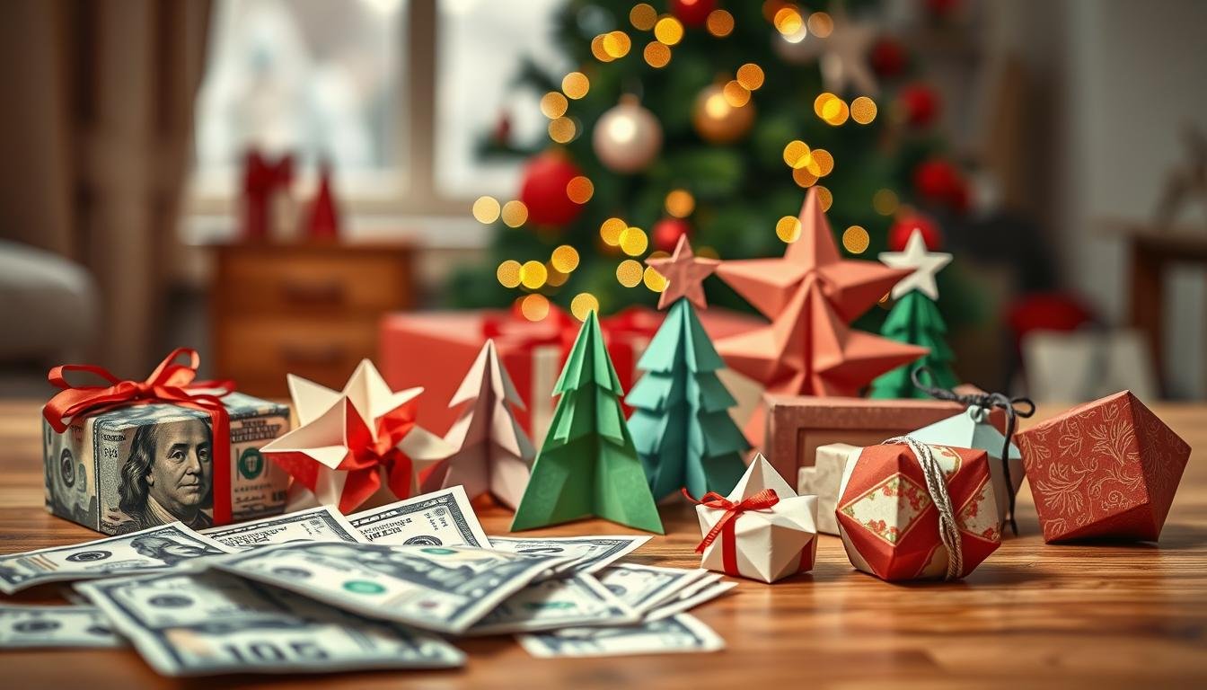 kreative geldgeschenke origami weihnachten