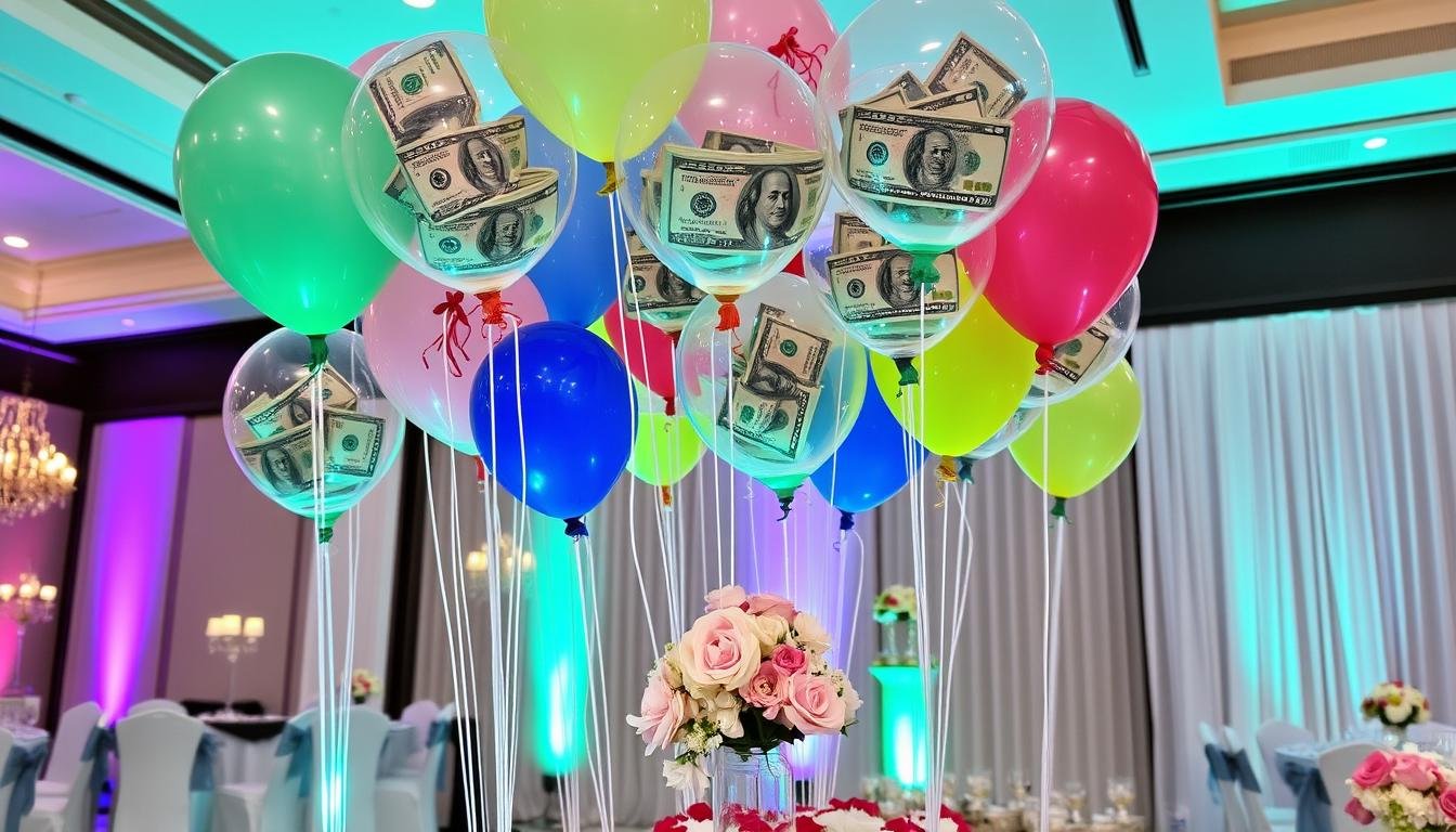 Aufwändiges Geldgeschenk Hochzeit Ballon für große Hochzeitsfeier Aufwändiges Geldgeschenk Hochzeit Ballon für große Hochzeitsfeier