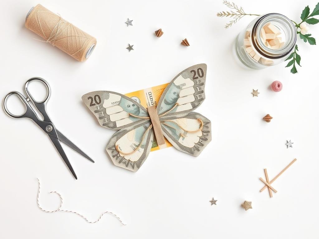 Benötigte Materialien für Geldgeschenk Hochzeit Schmetterling Benötigte Materialien für Geldgeschenk Hochzeit Schmetterling