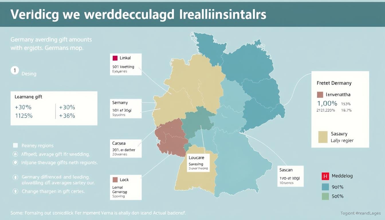 Deutschlandkarte mit regionalen Unterschieden bei Geldgeschenk Hochzeit Höhe Deutschlandkarte mit regionalen Unterschieden bei Geldgeschenk Hochzeit Höhe