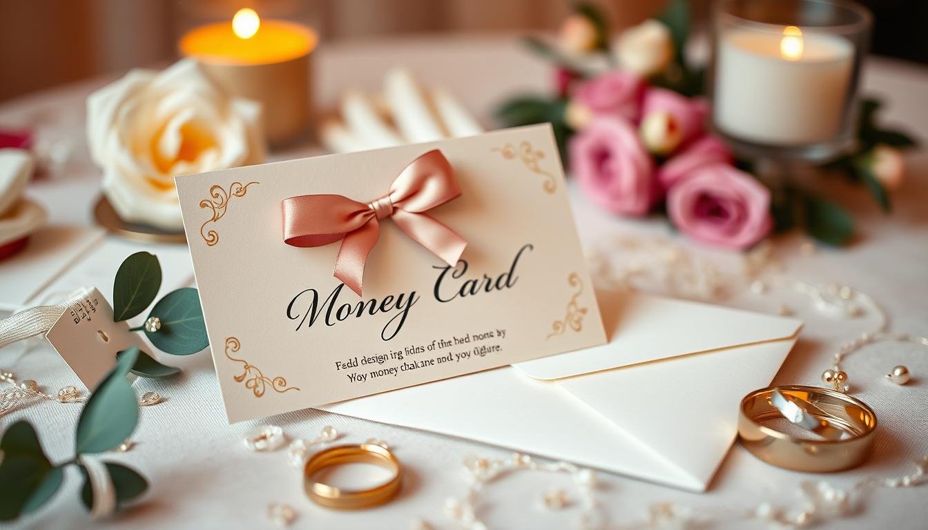 Elegante Geldgeschenk Hochzeit Karte mit persönlicher Note Elegante Geldgeschenk Hochzeit Karte mit persönlicher Note