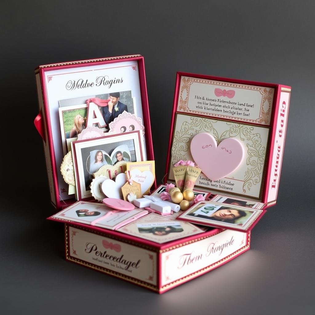 Explosionsbox als Verpackung Geldgeschenk Hochzeit Explosionsbox als Verpackung Geldgeschenk Hochzeit
