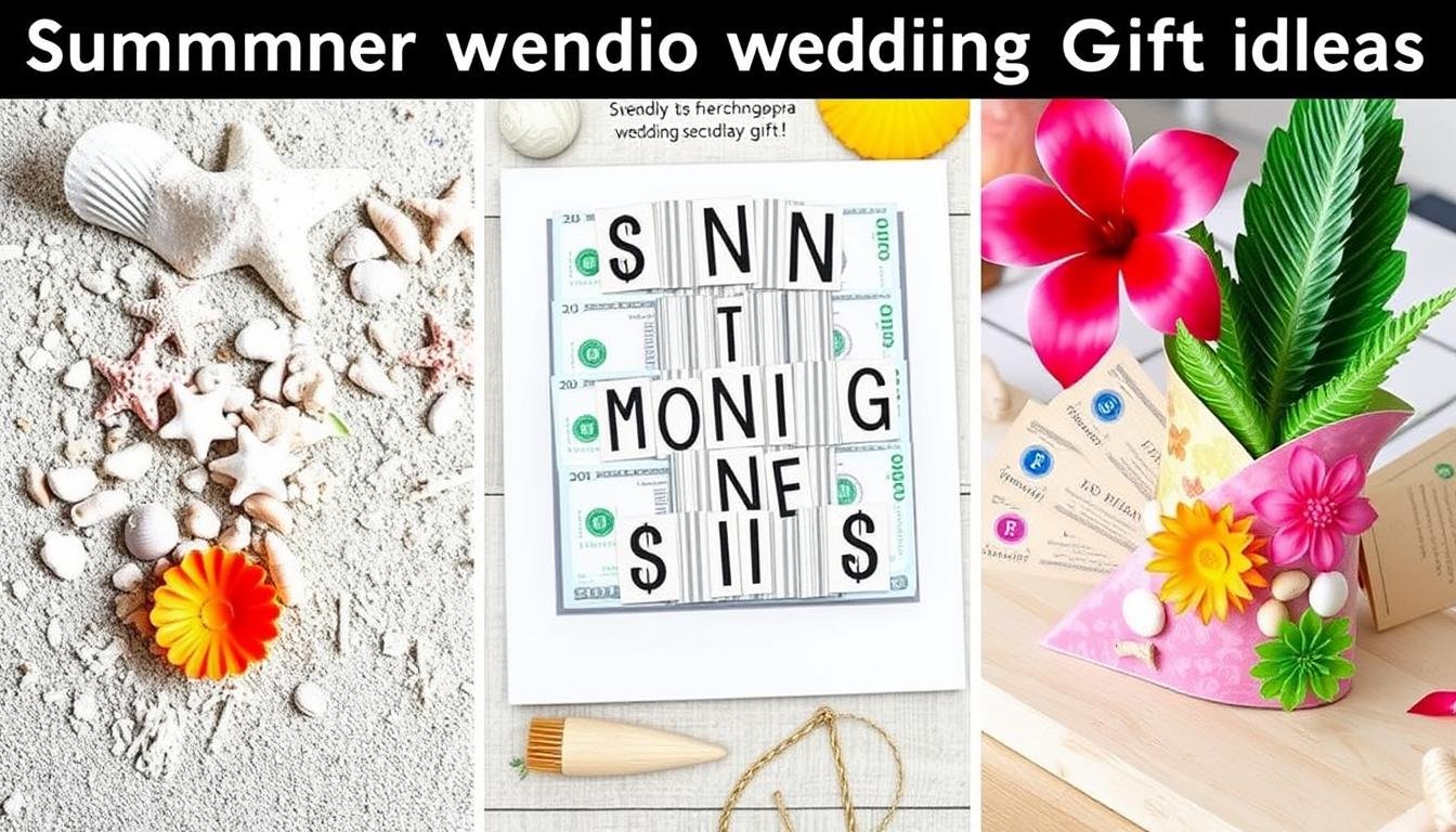 Geldgeschenk Hochzeit Ideen für Sommerhochzeiten