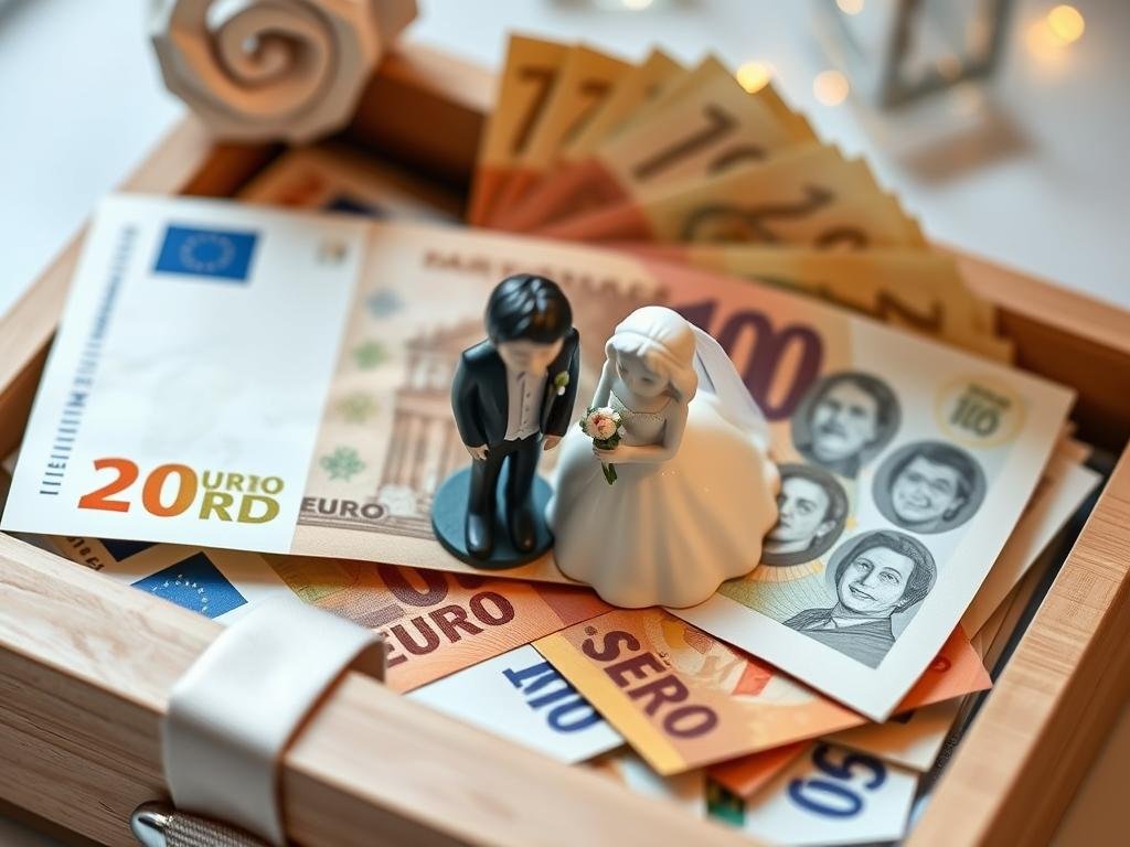 Geldgeschenk mit 3D-gedruckten personalisierten Elementen