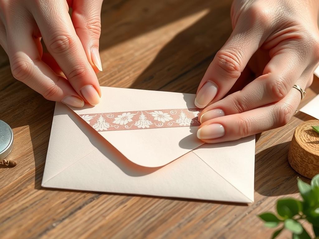 Grundgestaltung eines Geldgeschenk Umschlag für die Hochzeit