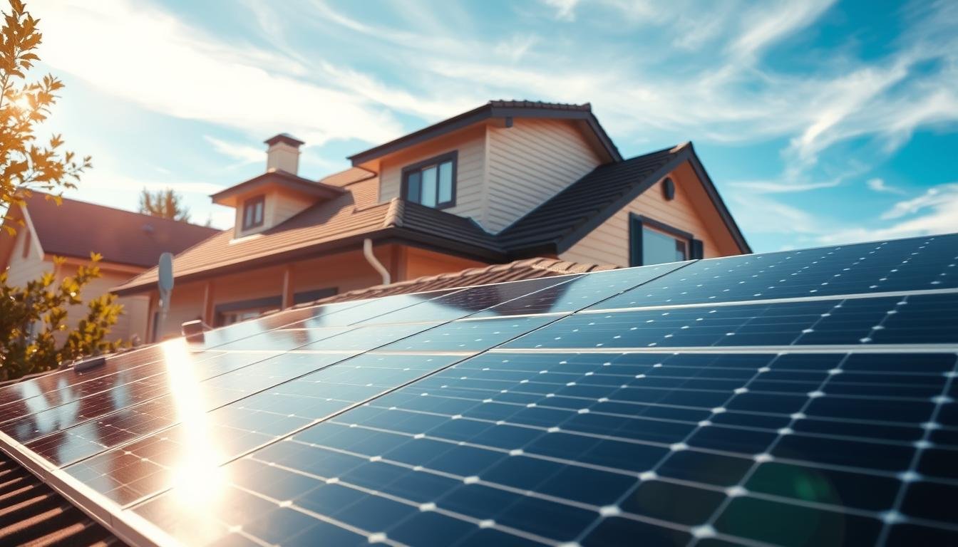 Grundlagen Solarstrom Hausinstallation mit Solarzellen