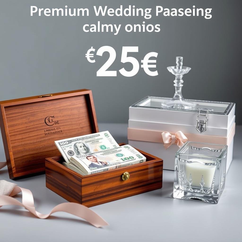 Hochwertige Verpackung Geldgeschenk Hochzeit über 25 Euro Hochwertige Verpackung Geldgeschenk Hochzeit über 25 Euro