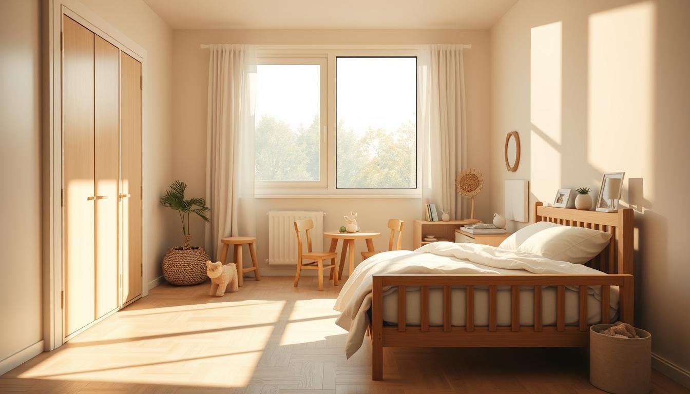 Kinderzimmer Minimalismus kindliche Entwicklung