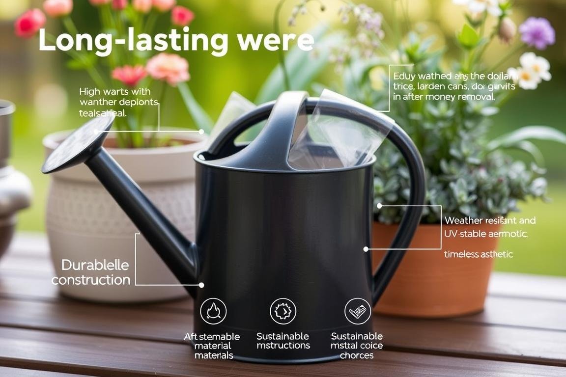 Langlebiges Gießkanne Geldgeschenk mit hochwertigen Materialien