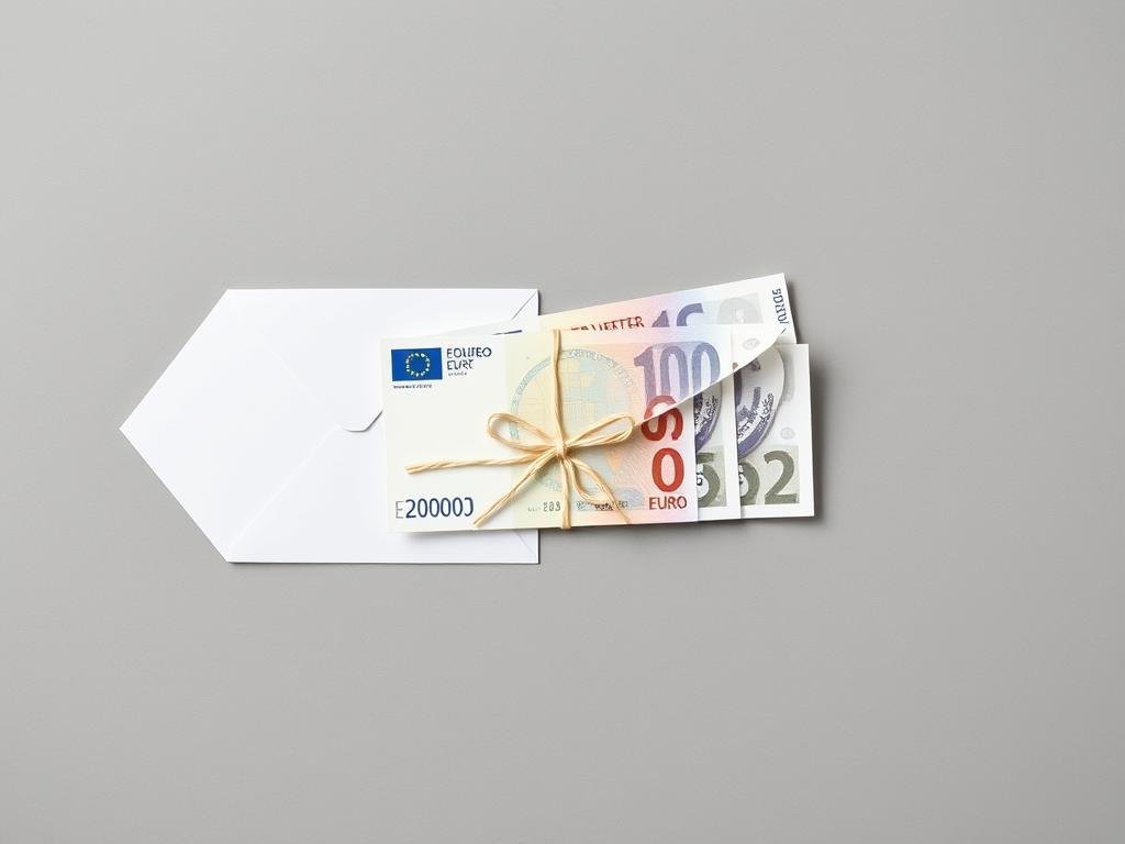 Minimalistische Geldgeschenke für Hochzeiten