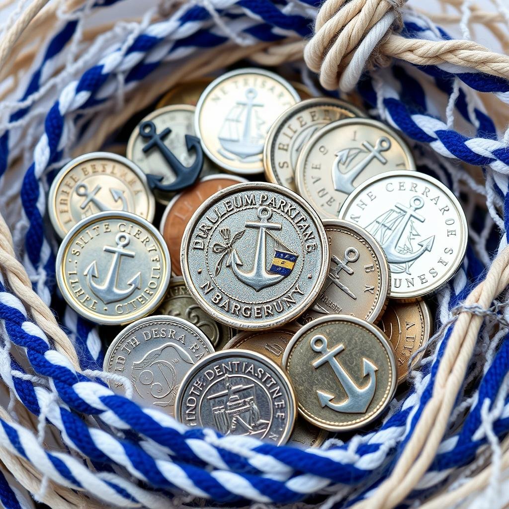 Norddeutsche maritime Münztraditionen für Hochzeitsgeschenke Norddeutsche maritime Münztraditionen für Hochzeitsgeschenke
