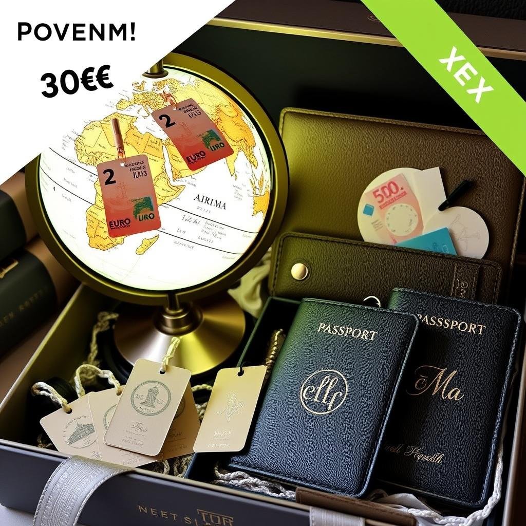 Premium-Geldgeschenk über 30€ mit Globus und Reiseset Premium-Geldgeschenk über 30€ mit Globus und Reiseset