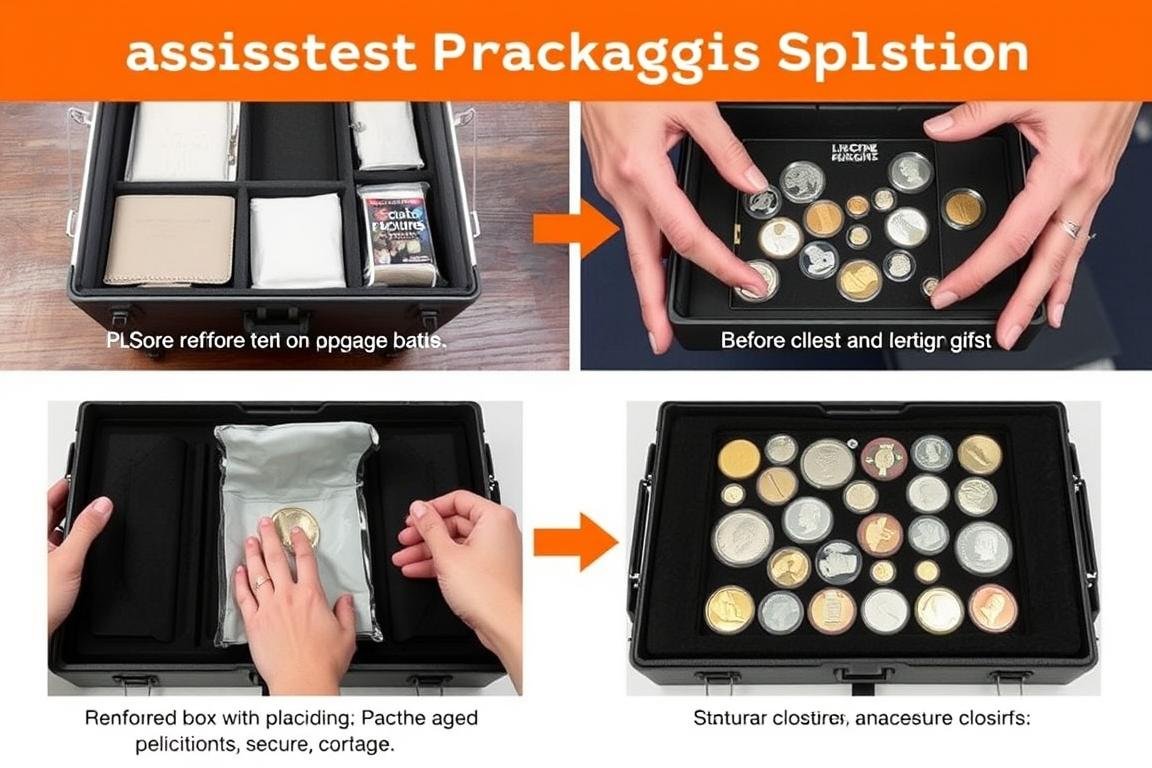 Professionelle Verpackungslösung für schwere Münzgeschenke Professionelle Verpackungslösung für schwere Münzgeschenke