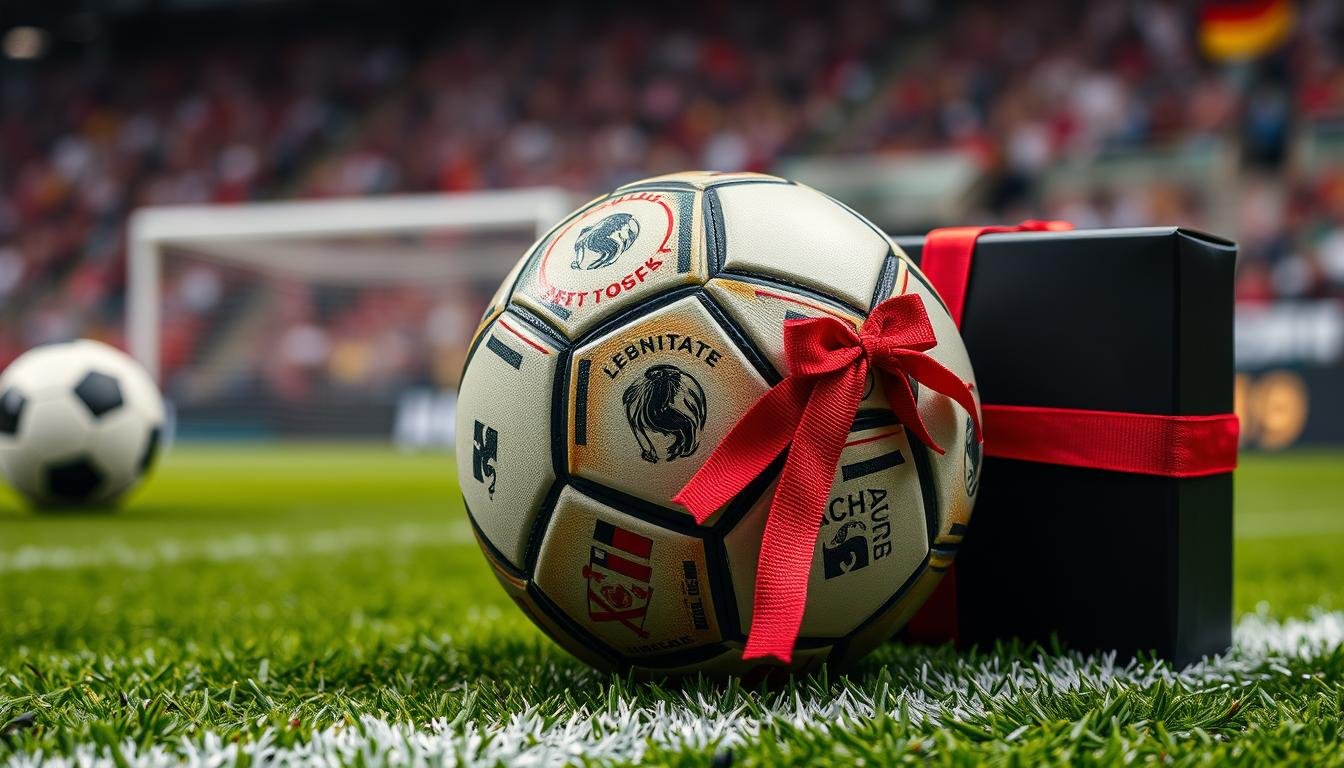 Professionelles Fußball-Geldgeschenk im mittleren Preissegment