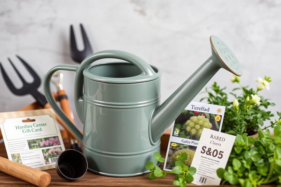 Profi-Gärtner Gießkanne als Geldgeschenk für gartenbegeisterte Hochzeitspaare