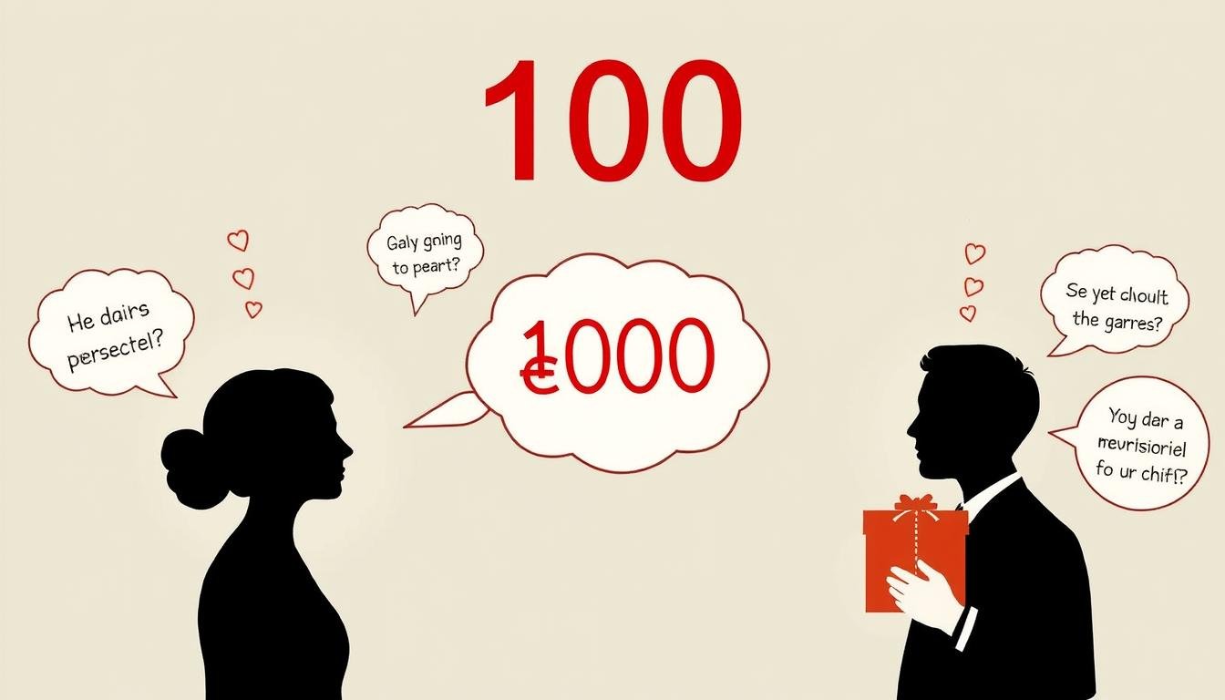 Psychologische Wirkung eines 100 Euro Geldgeschenks bei einer Hochzeit