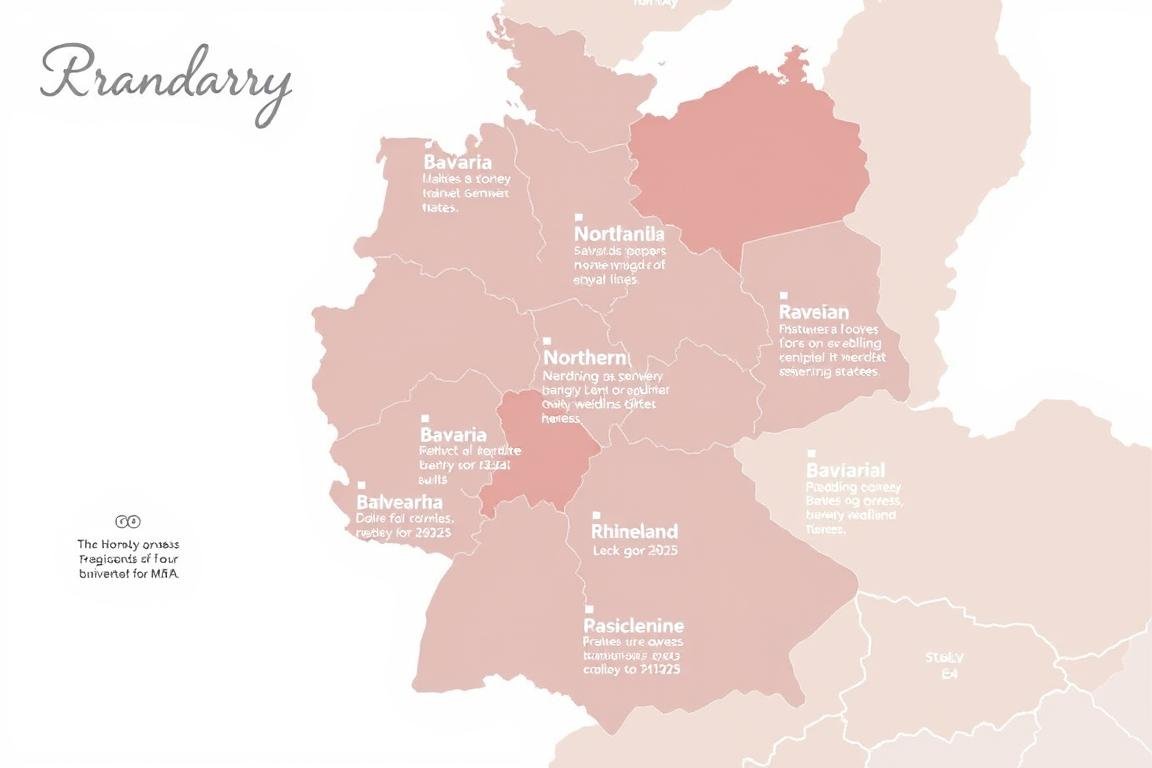 Regionale Geldgeschenk Hochzeit Spruch Variationen auf einer Deutschlandkarte