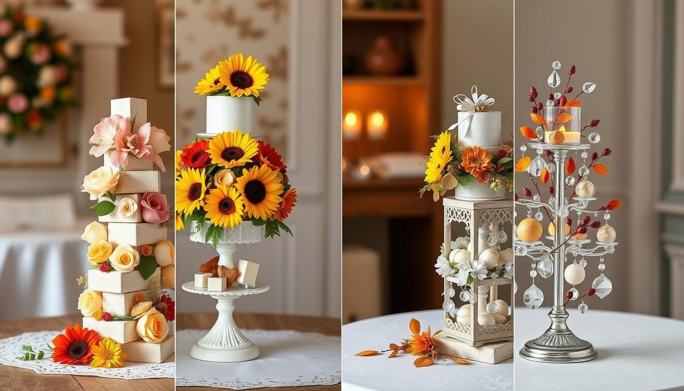 Saisonale Dekorationen für Geldgeschenk Hochzeit Etagere für Frühling, Sommer, Herbst und Winter