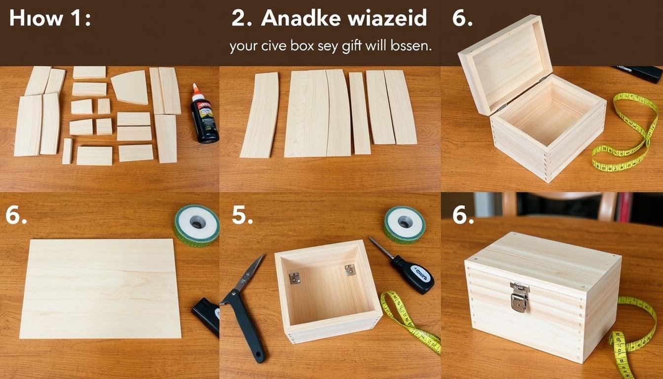 Schritt-für-Schritt Anleitung zum Bau einer Holzkiste für Geldgeschenk Hochzeit Holz Schritt-für-Schritt Anleitung zum Bau einer Holzkiste für Geldgeschenk Hochzeit Holz