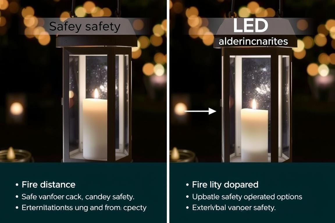 Sicherheitshinweise für Hochzeitslaternen mit Kerzen und LED-Alternativen