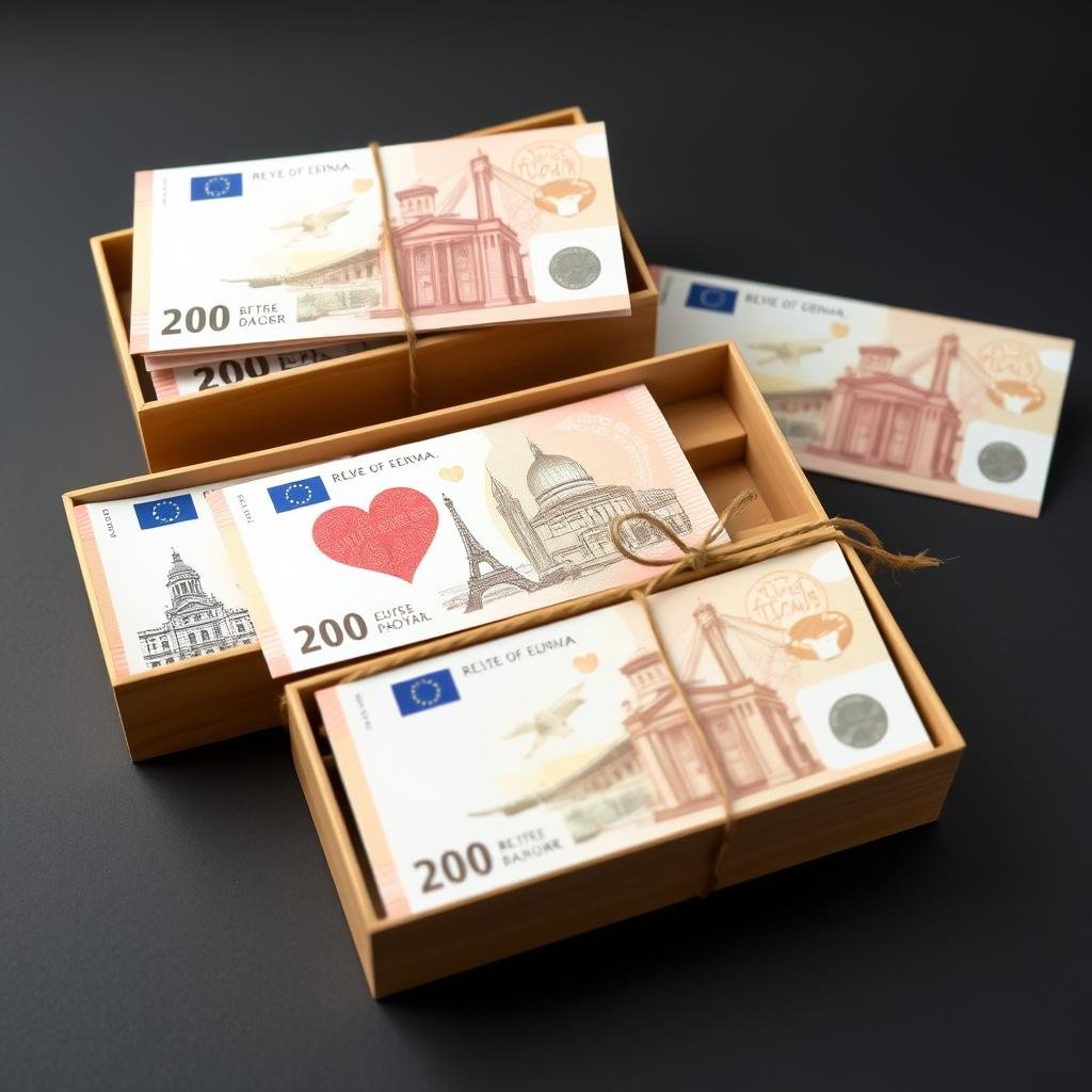 Thematische Geldgeschenk-Sets für Hochzeiten