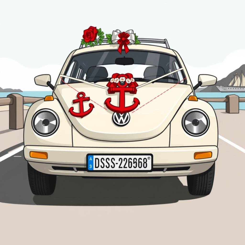 Typische Auto-Motive für Hochzeiten in Norddeutschland