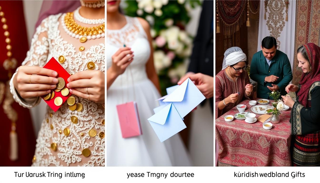 Vergleich von Geldgeschenk türkische Hochzeit Traditionen mit griechischen und kurdischen Bräuchen