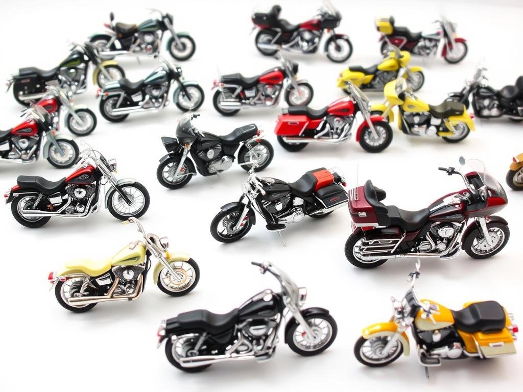 Verschiedene Motorradmodelle für Geldgeschenk Hochzeit