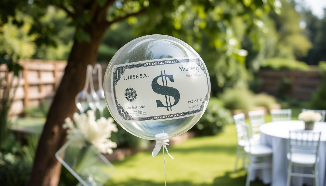 Wetterfestes Geldgeschenk Hochzeit Ballon für Outdoor-Hochzeit Wetterfestes Geldgeschenk Hochzeit Ballon für Outdoor-Hochzeit