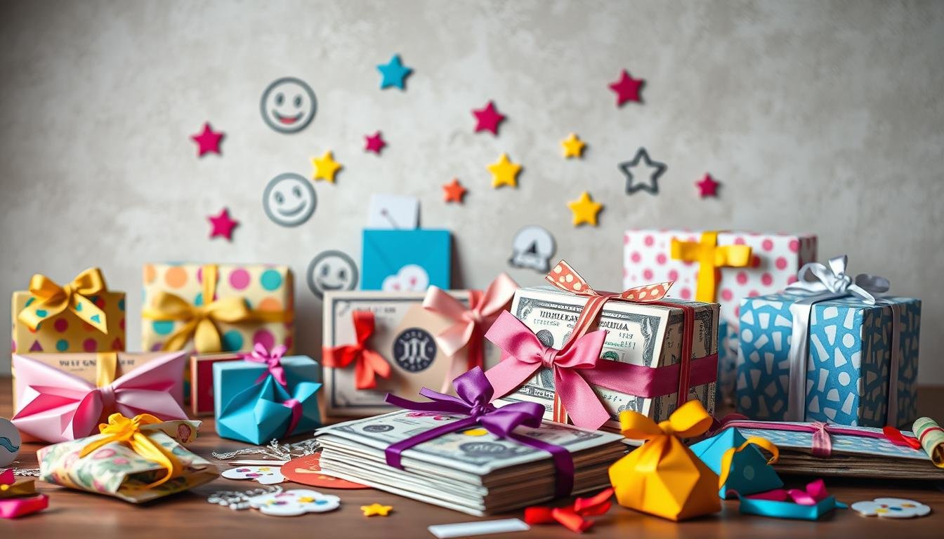 Kreative Ideen zum Geld verpacken witzig für Geschenke