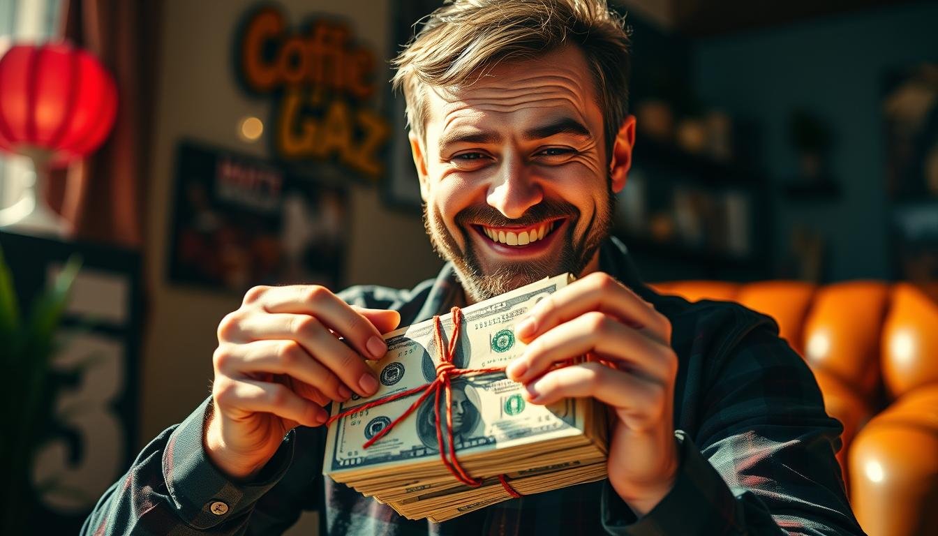 Geld verpacken witzig Mann – kreative Geschenkideen