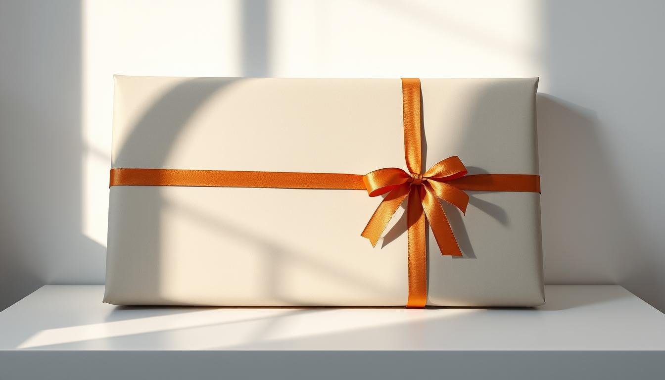 großes bild als geschenk verpacken
