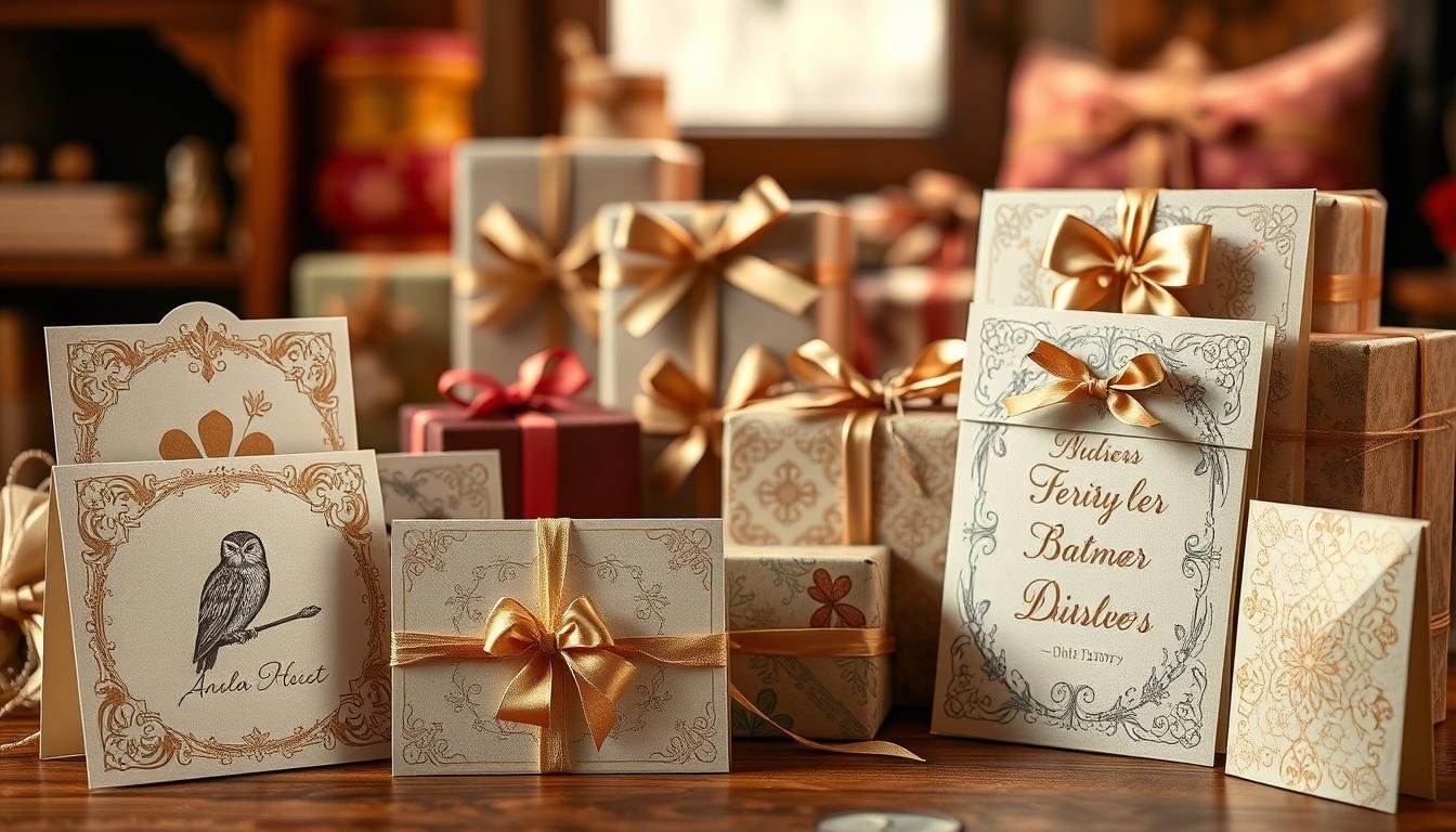 kreative geschenkverpackung magische karten