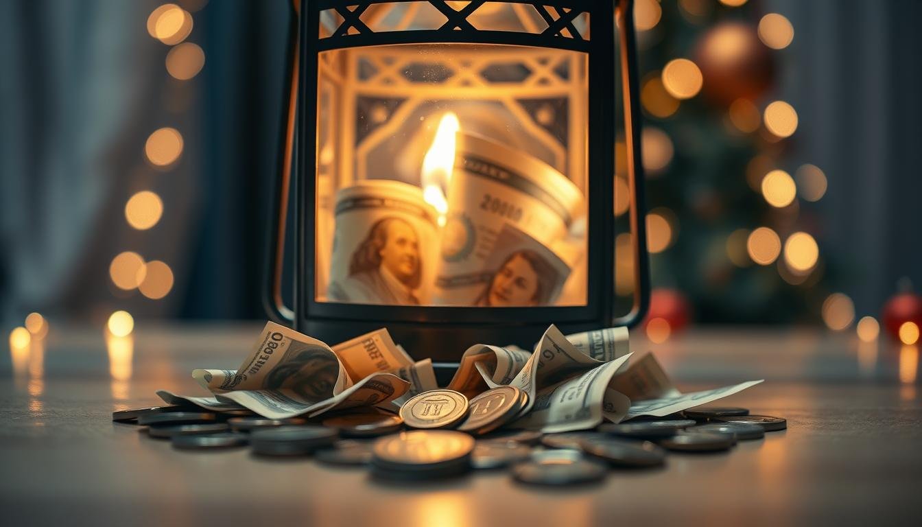 Laterne mit Geld dekorieren – kreative Geldgeschenke
